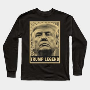 trump - legend brown cream Long Sleeve T-Shirt